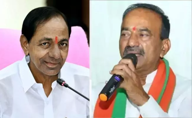 BJP Eatala Rajender Sensational Comments On CM KCR - Sakshi