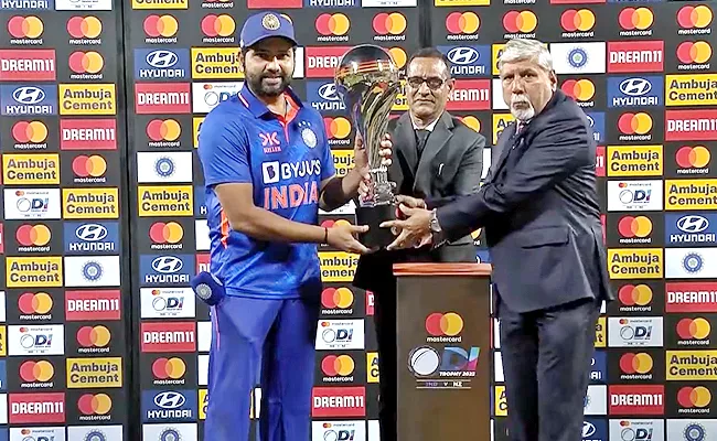 Rohit Sharma Comments-We-Dont Think About Rankings-Winning ODI Series - Sakshi