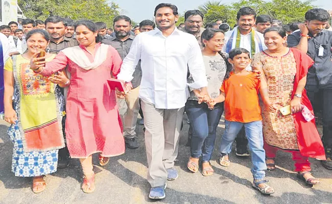 Yellow Media Fake News On CM Jagan Prajasankalpa Yatra - Sakshi