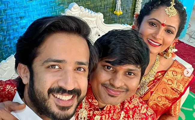 Rocking Rakesh and Jordar Sujatha got engaged Today - Sakshi