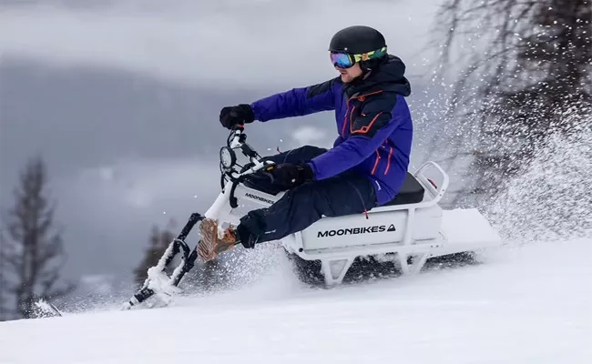 American Company Invents Moon Bikes Worlds First Electric Snow Bike - Sakshi