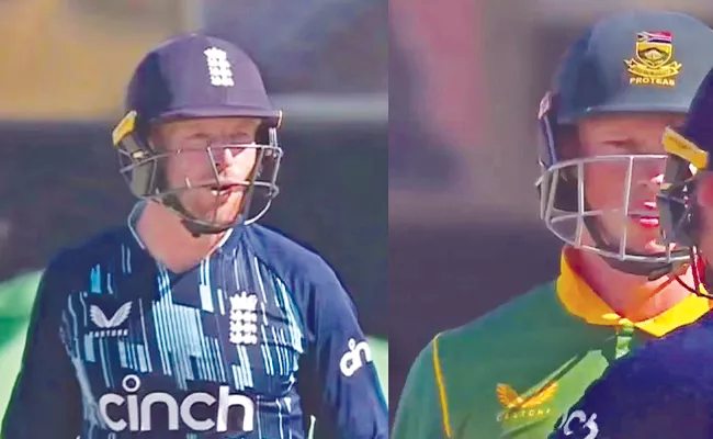 Heat-Exchange Between Jos Buttler-Van-Der-Dussen Caught Stump Mic Viral - Sakshi