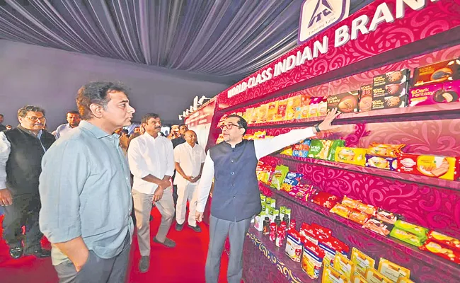 Telangana: KTR Inaugurates ITCs Food Processing Unit Worth Rs 450 Crore - Sakshi