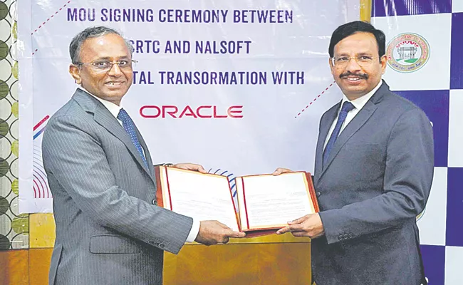 TSRTC MOU With Nalsoft For Enterprise Resource Planning Implementation - Sakshi