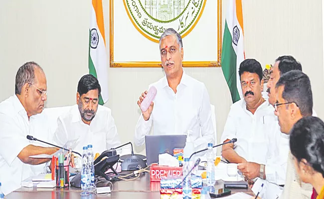 Harish Rao Directs Officials To Make Arrangements For Kanti Velugu Program - Sakshi