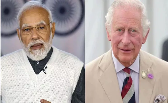 PM Narendra Modi Spoke To Britain King Charles III Over The Phone - Sakshi