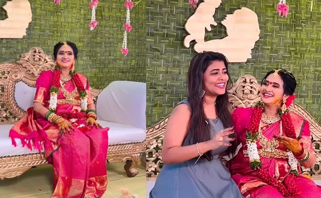 Anchor Lasya Baby Shower Photos goes Viral - Sakshi