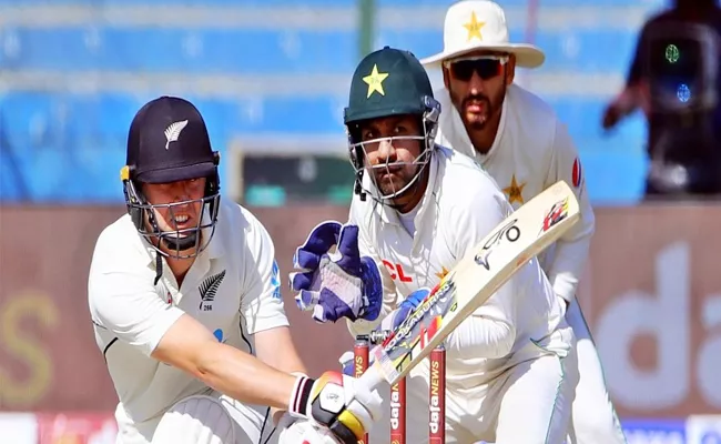 Pak Vs NZ 2nd Test: Henry 68 New Zealand 1st Innings 449 All Out - Sakshi