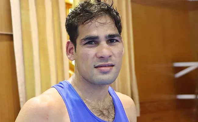 National Boxing Championship: Telangana Hussamuddin Enters Semis - Sakshi