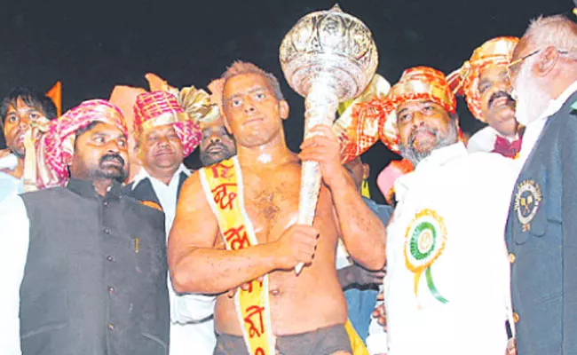 Indian Style Wrestling Matti Kushti Competition To Held In Hyderabad - Sakshi