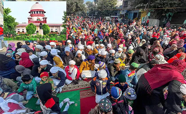 Supreme Court Stayed Uttarakhand Haldwani Demolition - Sakshi