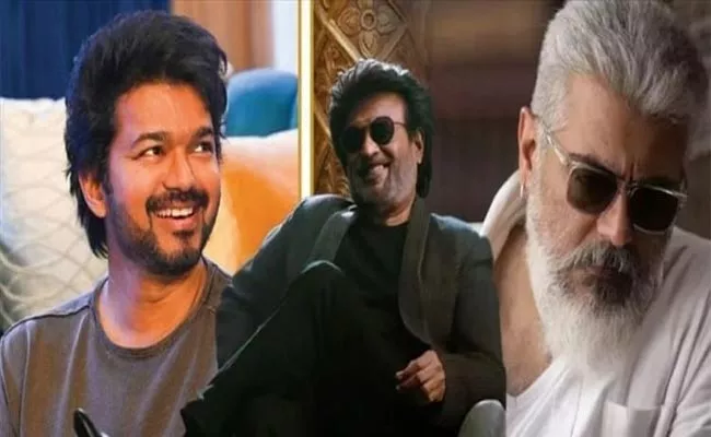 Kollywood Superstar Rajinikanth Ajith Vijay Movie news - Sakshi