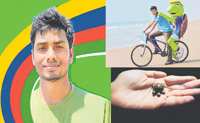 Soumya Ranjan Biswal: Protecting the Olive Ridley turtle - Sakshi