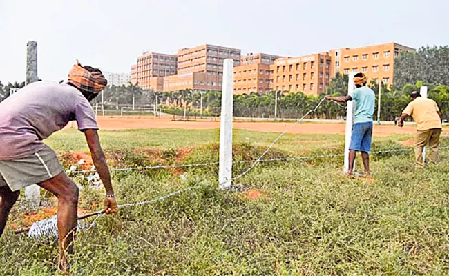 Acquisition Of Government Land Under Geetham Medical College Occupation - Sakshi