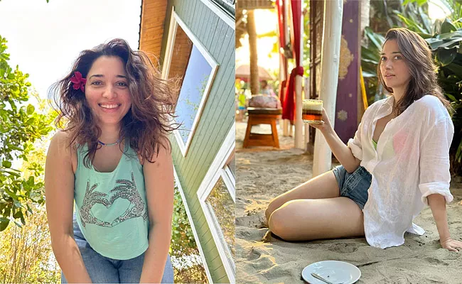 Tamannaah Bhatia posts pics of dreamy new year holiday in Goa - Sakshi