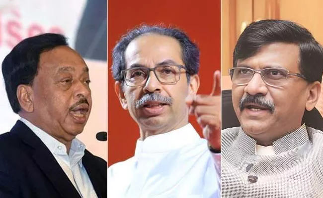 Uddhav Will Beat Sanjay Raut With Chappal Says Narayan Rane - Sakshi