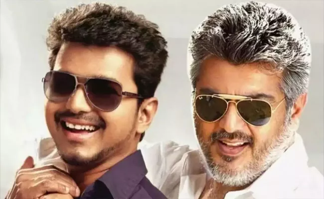 Thalapathy Vijay Vs Ajith Kumar Who Is Super Star Among Them - Sakshi