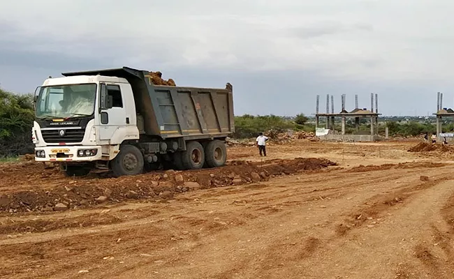 Preparations For Bhoomi Puja Of YSR Steel Plant - Sakshi