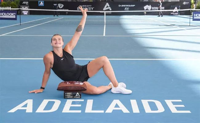 Sabalenka Wins Womens Final At Adelaide International - Sakshi