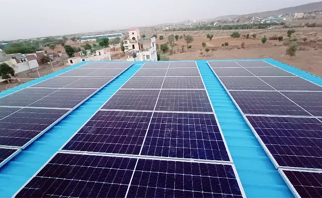 Growing Interest In Solar Power Using Nellore City Corporation Office - Sakshi