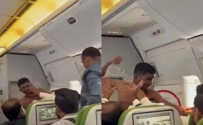 Passenger Physical Clash With Another Passenger At Bangladesh Flight - Sakshi