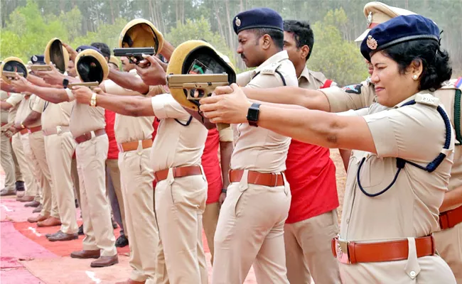 SP GR Radhika Comments On Police Firearms Training in Srikakulam - Sakshi