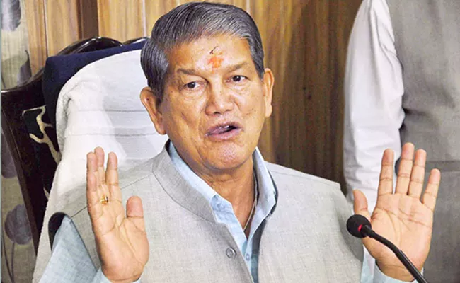 Bjp Has Gone Mad Congress Harish Rawat Slams Ganesh Joshi - Sakshi