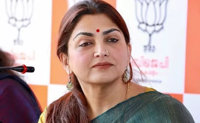 Khushbu Sundar Fires on Air India Over Delay In Getting Wheelchair - Sakshi