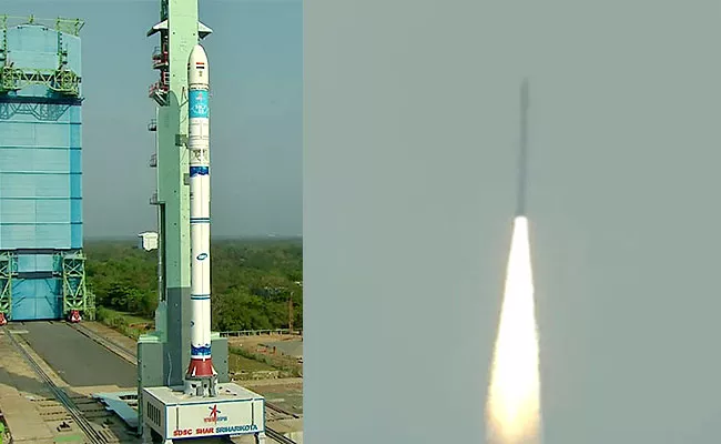 SSLV D2 Rocket Launched Into Space At Sriharikota - Sakshi