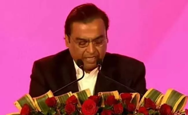 UP Global Investors Summit 2023 Ambani commits Rs 75k crore over 4 years - Sakshi