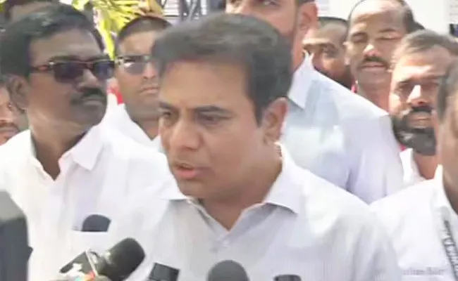 Minister KTr Attends Formula E Car Racing Hyderabad - Sakshi