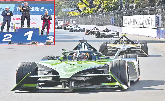 Formula E: Jean-Eric Vergne wins Hyderabad race - Sakshi