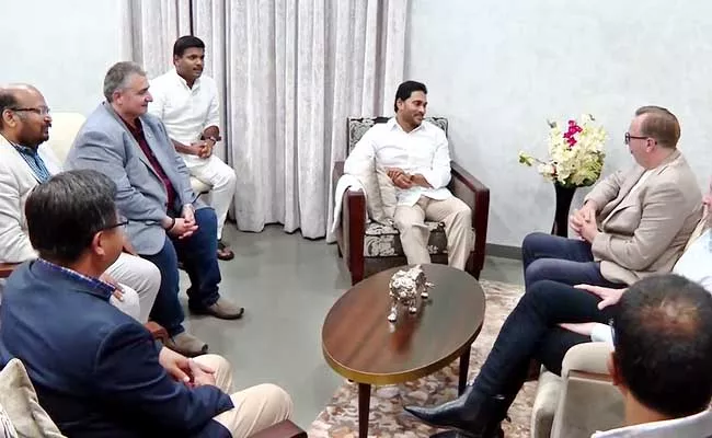 AUSTRALIAN MPs TRADE DELEGATION CALLS ON AP CM JAGAN - Sakshi