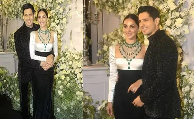 Sidharth Malhotra, Kiara Advani Reception in Mumbai Photos Goes Viral - Sakshi