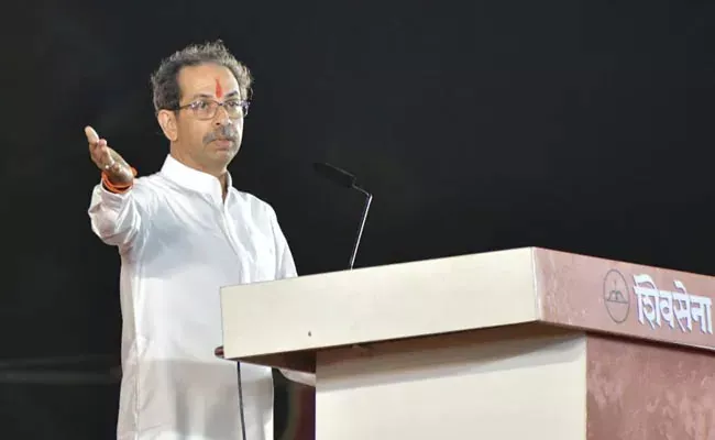 Shiv Sena Uddhav Thackeray Targeted BJP Over Hindutva - Sakshi