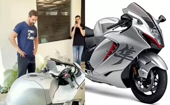 John abraham buys 2023 suzuki hayabusa video viral - Sakshi