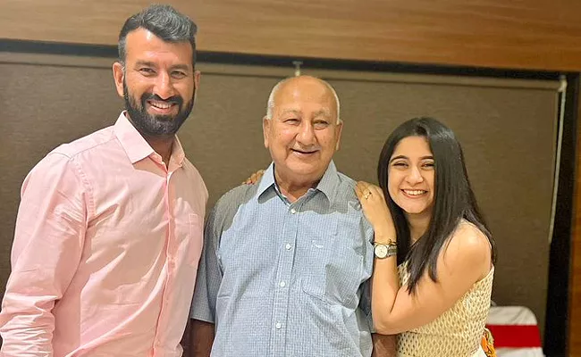 Pujara Father-Says Blessed To Have Son Like Him Who Playing 100th Test - Sakshi