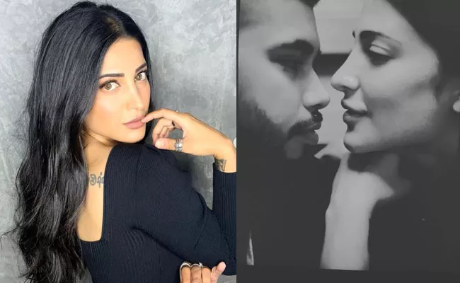 Shruti Haasan Valentines Post About His Boyfriend Santanu Hazarika - Sakshi