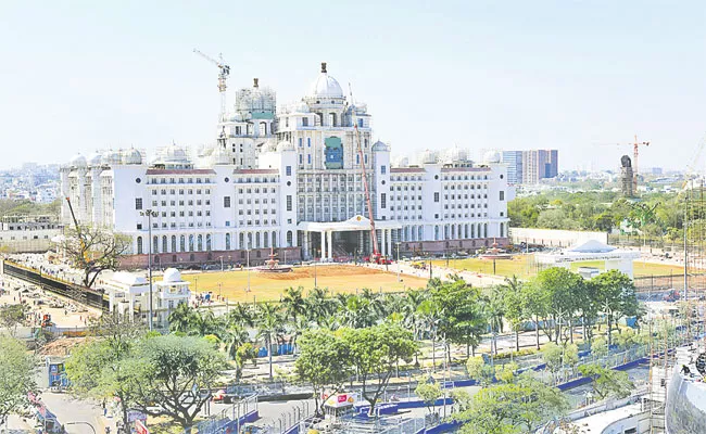 New Secretariat Martyrs memorial Ambedkar Statue At Hussain Sagar - Sakshi