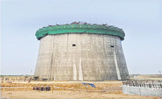 FGD Plant Construction At Singareni Thermal Power Station - Sakshi