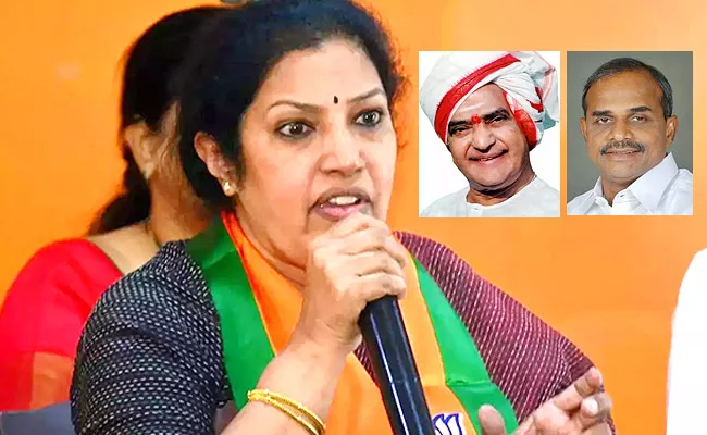 NTR YSR Great Leaders Say Purandeswari Counters GVL - Sakshi