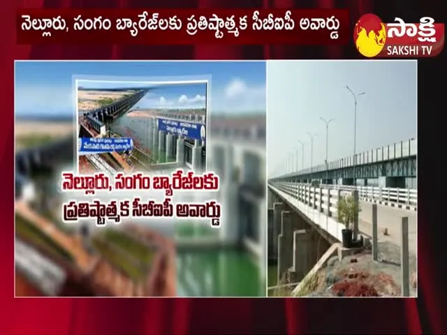 Central Govt Gives CBIP Award to Nellore and Sangam Barrage