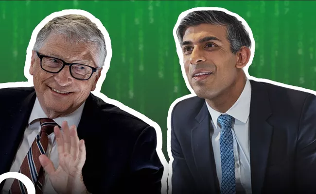 Chatbot Interview Rishi Sunak and Bill Gate - Sakshi