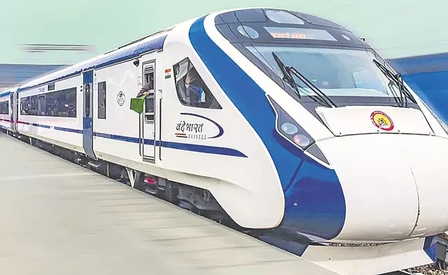 Craze among travelers on Vande Bharat Express Train - Sakshi