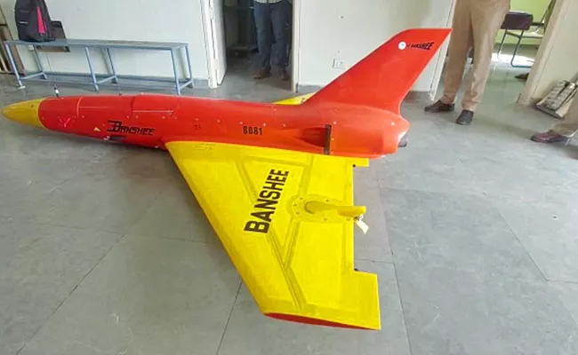 Suspicious Foreign Drone Jet Found On Bavanapadu Beach - Sakshi