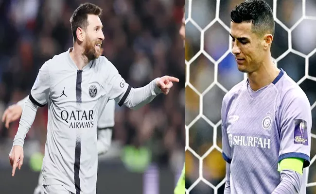 Lionel Messi Breaks Cristiano Ronaldo Massive Record Watch - Sakshi