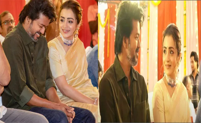 Vijay And Trisha Krishnan Come Together For Thalapathy 67 - Sakshi