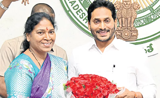 MLC Post For YSRCP Woman President Pothula Sunitha Third Time - Sakshi