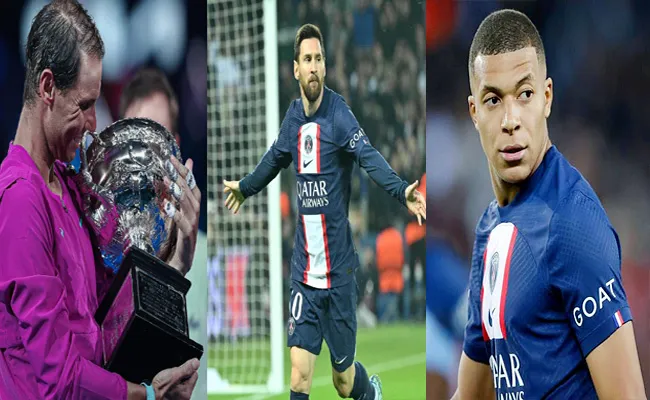 Messi Battles Kylian Mbappe-Rafael Nadal-Steph Curry-Laureus Award  - Sakshi