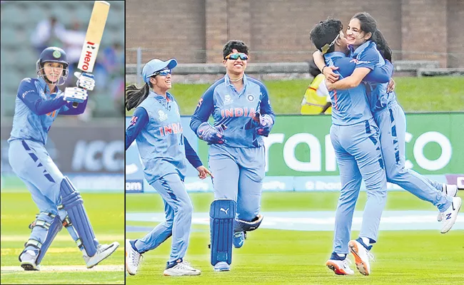 Team India has reached knockout stage of Womens T20 World Cup - Sakshi